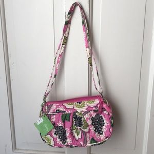 Vera Bradley Frannie Bag in Priscilla Pink